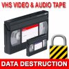 VHS Video Data Destruction